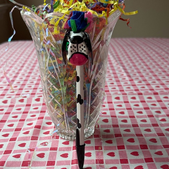 🐶 CONSUELA PAPER MACHE DOG PEN 🐶 NWT 🐶 - Picture 4 of 16